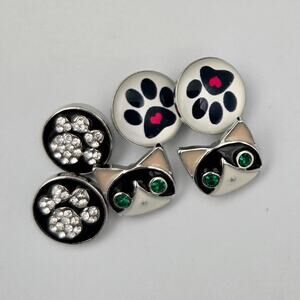 Six Petite Snap Charms Some Ginger Snaps and Some Unbranded 12mm